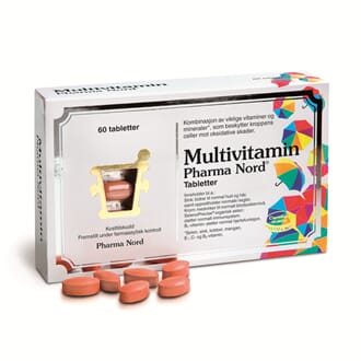 Pharma Nord multivitamin uten jern 60 tab