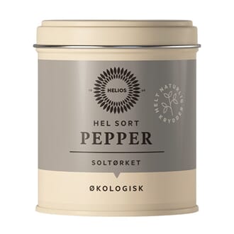 Helios økologisk hel sort pepper 70 g