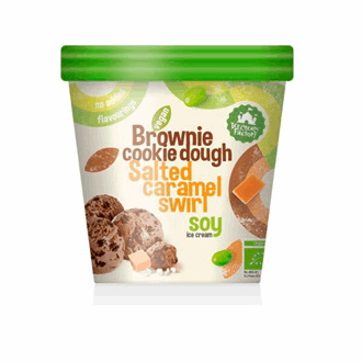 Ice Cream Factory brownie cookie dough caramel 500 ml