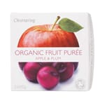 Clearspring fruit puree apple & plum 2x100 gr