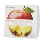 Clearspring økologisk fruktpuré eple & ananas 2 x 100 g