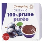 Clearspring fruit puree prune 2x100 gr