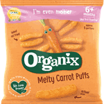 Organix melty carrot puffs 20 g