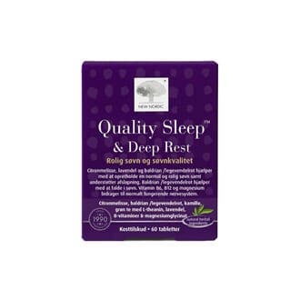 New Nordic quality sleep & deep rest 60 tabl