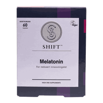 SHIFT Melatonin 1 mg 60 kapsler
