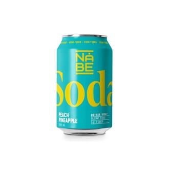 Nåbe soda peach pineapple 330 ml