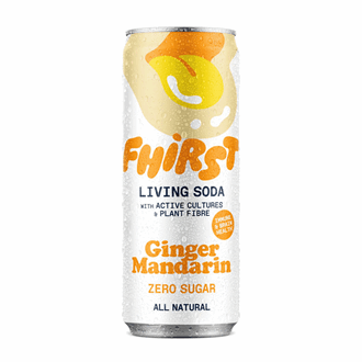 Fhirst Living Soda Ginger Mandarin 330ml