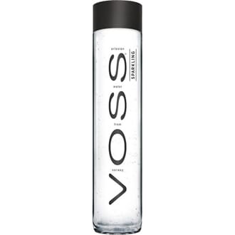 VOSS kullsyrevann glassflaske 375 ml