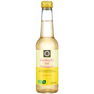 Helios kombucha fersken & gurkemeie 275 ml