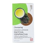 Clearspring matcha genmaicha tea 20 poser