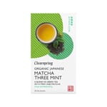 Clearspring japansk sencha grønn mynte te 20 poser