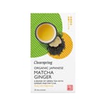 Clearspring matcha ginger tea 20 bags