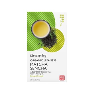 Clearspring økologisk japansk grønn matcha te 20 poser