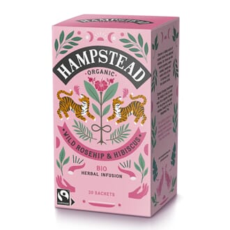 Hampstead Tea økologisk nype & hibiskus te 20 poser