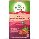 Organic India tulsi granateple grønn te 25 poser