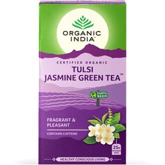 Organic India jasmin grønn te 25 poser