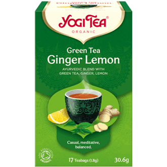 Yogi Tea green tea ginger lemon 17 poser