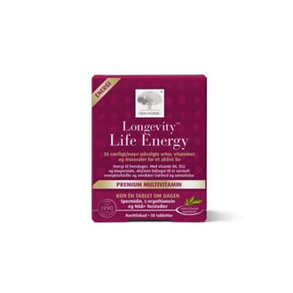 New Nordic longevity life energy 30 tab