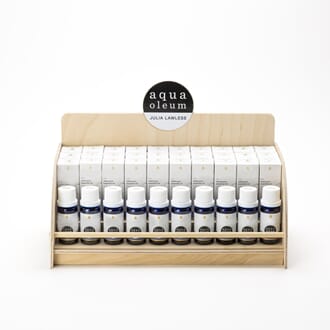 Aqua Oleum fullt display med testere - Mix 2