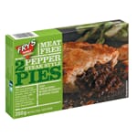 frys meat free pepper steak style pies 350 gr
