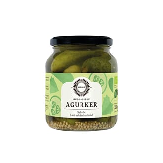 Helios økologisk syltede agurker hele 350 g