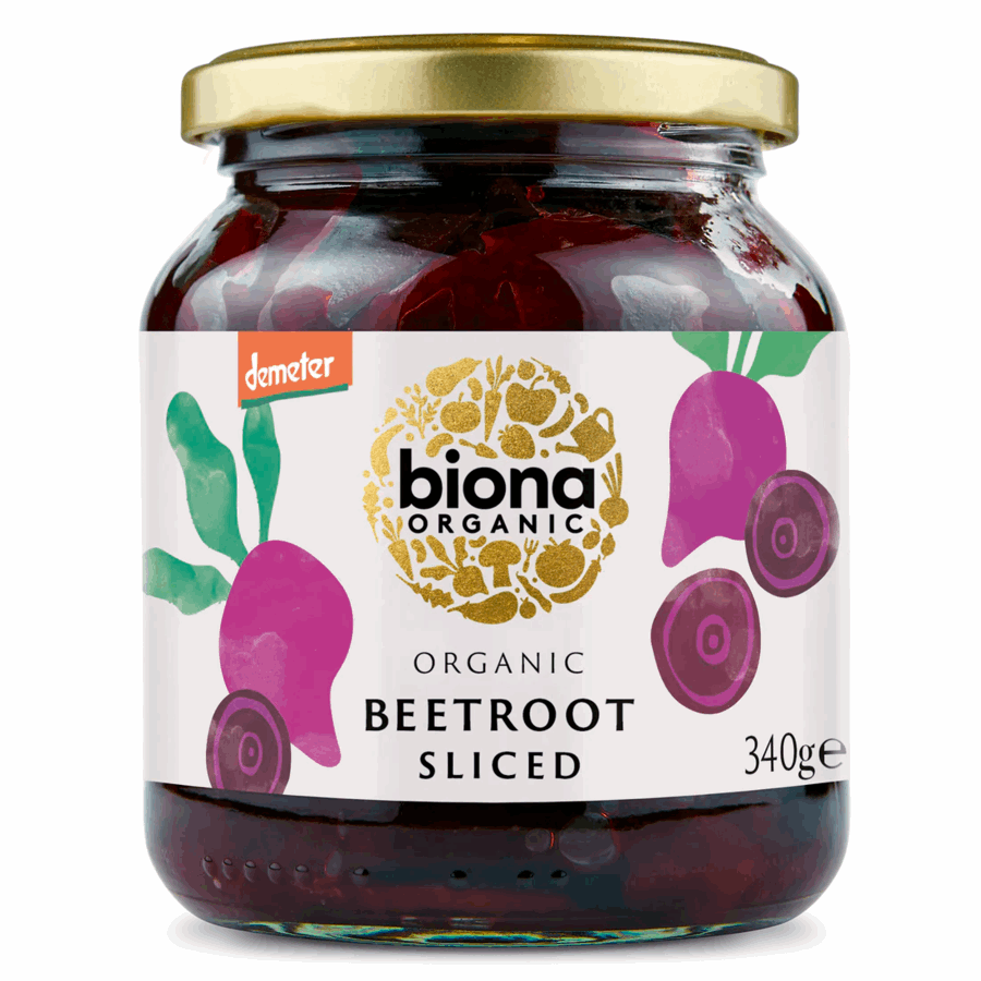 Biona Organic Rødbeter i Skiver 340 g - Goodlife Norge AS