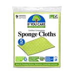 If you care 100% natural sponge cloths 5 stk