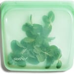Stasher silicone sandwich bag mint 19 x 18 cm