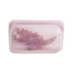 Stasher silicone snack bag rose 19 x 12 cm