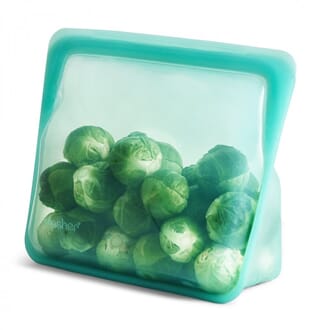 Stasher stand up bag aqua 20 x 18 x 9 cm