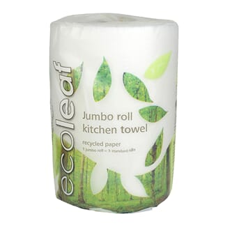 Ecoleaf kjøkkenpapir jumbo 1 rull