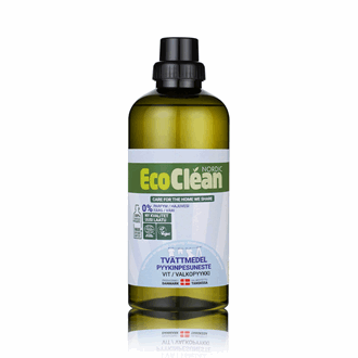 EcoClean Vaskemiddel Hvit Free & Clear 1000 ml