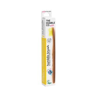 Humble Brush tannbørste barn gul - supermyk 1 stk