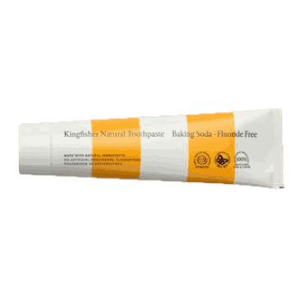 Kingfisher baking soda tannkrem uten fluor 100 ml