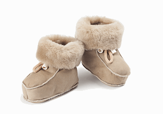 Ull Norge saueskinntøfler baby str 22/23 18-24 mnd off white