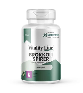 Vitality line brokkolispirer 90 kapsler