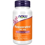 Now resveratrol 50 mg 60 kapsler