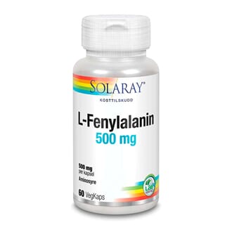 Solaray L-fenylalanin 500 mg 60 kapsler