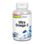 Solaray ultra omega 3 fiskeolje 120 kap