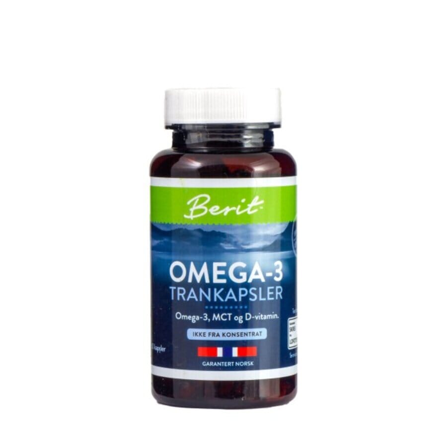 Berit Nordstrand omega 3-mct+D 60 kap - Goodlife Norge AS