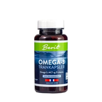 Berit omega 3-mct+D 60 kap