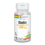 Solaray biotin 1000 µg 100 sugetabletter