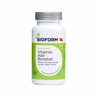 Bioform hair vitamin booster for kvinner 60 kapsler