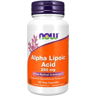 Now alpha lipoic acid 250 mg 60 kap