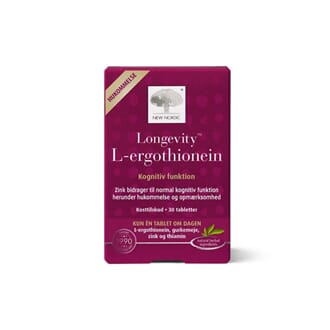 New Nordic longevity l-ergothionein 30 tab