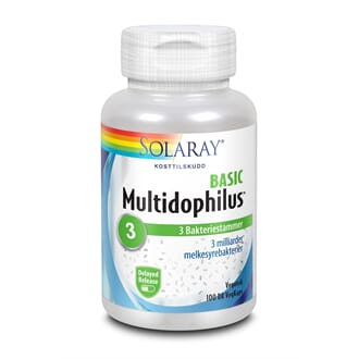 Solaray multidophilus basic 100 kapsler