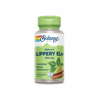 Solaray slippery elm 400 mg 100 kapsler