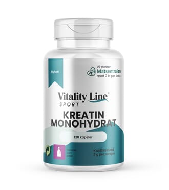 Vitality Line Sport Kreatin 3 g 120 kapsler