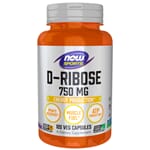 Now D-ribose 750 mg 60 kap