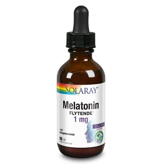 Solaray flytende melatonin 1 mg 55 ml